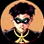 A pixelated buddy icon featuring a character with dark hair and green eyewear on the left, next to green text reading "Original Icons .com" on a solid green background.