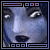 nine identical pixelated character faces with blue and black interface elements, one frame highlighted with a blue border