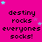 A static image with a bright pink background displaying repeated text and scattered stars.
