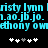 Pixelated cyan text on black background with white and gray star icons below, showing repeated text and star patterns.