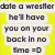 Yellow background with black text reading 'date a wrestler he'll have you on your back in no time =D' above a pixelated cat face with a smug expression.