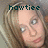 Pixelated image of a person with light brown hair and fair skin, overlaid with dark green text reading 'howtie' at the top.