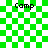 Green and white checkered background with four 'Camp' text labels, two circular light effects appear sequentially in the right half of the image.