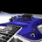Pixelated icon with blue and gray abstract shapes on black background, red musical notes on light background, black and white headphones with red heart, blue musical notes on white background, black background with white speckles, and "Music is Love" text in white on black with red border.
