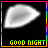 A 3x3 contact sheet of nine animated frames showing a glowing white crescent shape with