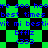 Green and black checkered background with blue text repeating 'best times', 'vit mi besti', 'bfflz', '(333' in a pattern
