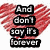 Four distinct text-based with heart and abstract backgrounds, each displaying unique phrases in bold black lettering