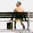 Pixelated image of a shirtless man sitting on a bench with luggage, next to pixelated text reading "That's all I have to say about that."