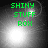 Green text 'SHINY STUFF ROX' overlaid on grayscale circular light effects with varying brightness and position across four