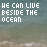 A 4-frame contact sheet of a pixelated animated icon showing ocean, fire, and human figures with overlaid text phrases.