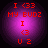 Red pixelated text on a purple gradient background reads "I <33 MY BUDZ I <3 U 2" with subtle color variations