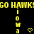 Yellow pixelated text and heart symbols on black background with gray overlay in bottom-right corner