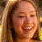 A 48x48 pixel buddy icon split into two frames showing a smiling woman with long blonde hair on the left and green text reading "Original Icons .com" on a dark green background on the right.