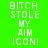 Four display pixelated text on green and cyan backgrounds with varying color schemes