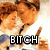 A pixelated image of a character with brown hair and blue clothing, overlaid with bold text in four sections.