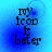 Blue gradient background with black text reading 'my feed is better' in four , each showing a different frame of a subtle animation