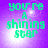 Pixelated green text 'you're a shining star' on purple background with white light burst, four identical