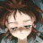 A pixelated anime-style character with brown hair and a light blue top appears on the left side of a contact sheet, while the right side displays "Anime IM" text above "COM" in white pixelated font against black background.