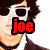 six pixelated showing a person with dark hair, white sunglasses, and a black choker, with changing text and heart symbols