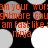 Pixelated orange text repeats 'am your worst nightmare' and 'am fast like I am fast like ninja' over a black background with gray and white circular shapes.