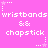 Pixelated pink background with repeated white text and star motifs arranged in a pattern