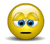 Yellow circular emoji with blue eyes and black mouth showing various expressions including neutral, surprised, and blurred motion states.