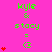 A pink background displays repeated green text 'kyle & stacy =' with a circular symbol, accompanied by red heart symbols that change in number across frames.