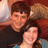 A pixelated image of two people on a couch with red text reading "Alex.." and "I will always love you" against black backgrounds.