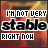 identical animated icons with fiery background, displaying text "I'M NOT VERY stable RIGHT NOW" where 'RIGHT' changes color from white to red across frames