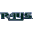 Pixelated text displays 'TROYS' on white background and 'Original Icons .com' in green on dark green, with no visible animation changes.