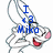 Pixelated icon shows a stylized character with blue text 'I 3 Miko' over a gray wireframe-like structure, pink and red accents on the right side.