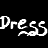 Black background with white and red text reading 'Dress Me Up I'm Naked' and 'CHECK THEM OUT NOW!' in stylized fonts, plus a gray rectangular shape at bottom right.