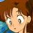 Pixelated anime-style character with brown hair and large eyes, next to black background with white text reading "AnimeIM" and "com".