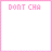 pink text on white background with animated variations in the bottom 's 'me?' portion