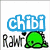 Animated pixel art featuring a green chibi creature and a blonde anime character with blue eyes, displaying text overlays and a heart symbol.