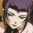Static 48x48 pixel icon depicting a stylized anime character with purple hair and closed eyes, rendered in low-resolution pixel art style on a transparent background.