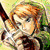 Six pixelated character portraits arranged in a , including Link and Zelda from The Legend of Zelda series with varied expressions and poses