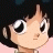 Pixelated anime-style character with large eyes and black hair, next to text reading 'AnimeIM' and 'com' on a black background.