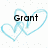 Animated icon with light blue heart outlines and text elements changing across frames on a white background with faint dots.