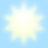 A pixelated image with a blue square containing a white sun-like shape and red background text including 'yer kinda hot sweet cute funny', 'strong smart obnoxious', and 'PERFECT <3 Charlie'.