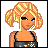 Pixel art contact sheet showing two female characters with distinct hairstyles and outfits, one in a black tank top with yellow accents and the other in a red shirt, above green text reading "Best Friends" on a white background.