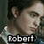 A four- shows a person with dark hair in the top-left and bottom-left , light brown hair in the top-right , and text labels "Robert" and "Pattinson" above the top