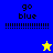 A split-screen icon with blue and yellow sections displaying 'go blue' text, dotted lines, and pixelated stars changing color.