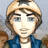 A 48x48 pixel buddy icon featuring a cartoon character on the left and green text reading "Original Icons .com" on a dark green background to the right, displayed as part of an animated contact sheet with two frames.
