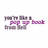 Pixelated static image with purple and gray text elements on white background, showing partial words 'FRP', 'book', and fragmented letterforms.