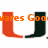 Animated sequence showing repeated orange and dark green 'L' shapes with overlaid text changing from 'wares Gooiavares Go' to 'GO #52'.