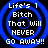 Four identical circular icons with blue concentric rings and white text reading "Life's 1 Bitch That Will NEVER GO AWAY!!" on a black background.