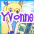 Pixelated anime-style character with blonde pigtails and blue hair accessories, wearing a white top with blue accents against a bright outdoor background.