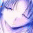 Pixelated anime-style contact sheet showing two frames of a character with closed eyes and a smile, labeled "Sleepy" in pixel art text.