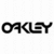 Black pixelated text spelling 'OAKLEY' on a white background with visible anti-aliasing edges.